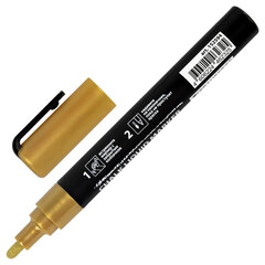 Маркер меловой CHALK LIQUID MARKER, ЗОЛОТИСТЫЙ, 3 мм, стираемый, BRAUBERG &laquo;CHALK&raquo;, 152594