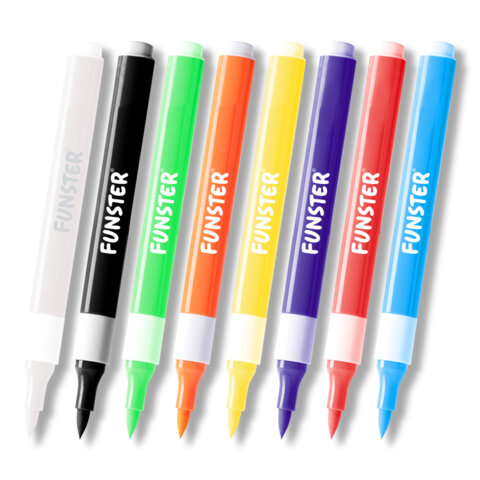 Аквагрим аквамаркеры для лица и тела 8 цветов, FUNSTER (ФАНСТЕР), 152608