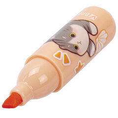 Набор текстовыделителей 6 ПАСТЕЛЬНЫХ ЦВЕТОВ, кросс-серия МИЛЫЕ КОТЫ, линия 1-5 мм, BRAUBERG, 152619