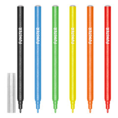 Фломастеры с блестками FUNSTER (ФАНСТЕР) &laquo;GLITTER&raquo; 6 цветов, ударопрочный наконечник, 152628