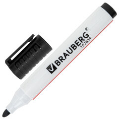 Маркер стираемый для белой доски ЧЕРНЫЙ, BRAUBERG &laquo;ULTRA WHITEBOARD MARKER&raquo;, 3 мм, с клипом, 152634