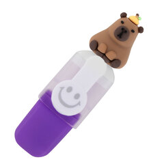 Набор текстовыделителей с топперами 6 ЦВЕТОВ НЕОН, &laquo;КАПИБАРЫ&raquo;, линия 1-4 мм, FUNSTER (ФАНСТЕР), 152646