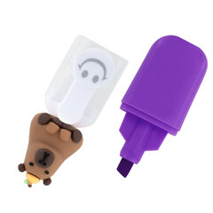 Набор текстовыделителей с топперами 6 ЦВЕТОВ НЕОН, &laquo;КАПИБАРЫ&raquo;, линия 1-4 мм, FUNSTER (ФАНСТЕР), 152646