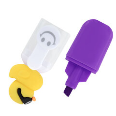 Набор текстовыделителей с топперами 6 ЦВЕТОВ НЕОН, &laquo;КРУТЫЕ УТЯТА&raquo;, линия 1-4 мм, FUNSTER (ФАНСТЕР), 152647