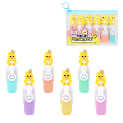 Набор текстовыделителей с топперами 6 ЦВЕТОВ ПАСТЕЛЬ, &laquo;НЕЖНЫЕ ЦЫПЛЯТА&raquo;, линия 1-4мм, FUNSTER (ФАНСТЕР), 152653