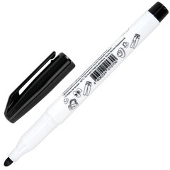 Маркер для ткани ЧЕРНЫЙ, TEXTILE MARKER, несмываемый, круглый наконечник 1-3 мм, BRAUBERG, 152657