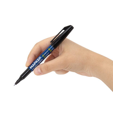 Маркер для любых гладких поверхностей, пленок, стекла, металла, ЧЕРНЫЙ OHP-70, строительный, наконечник 0,7 мм, RABBITEX (РАББИТЕКС), 152658 - фото 10