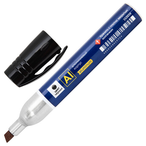 Маркер перманентный строительный для ЛЮБЫХ поверхностей металл, дерево, стекло, пластик, бетон HEAVY DUTY, ЧЕРНЫЙ 3-7 мм, RABBITEX, 152659 - фото 4