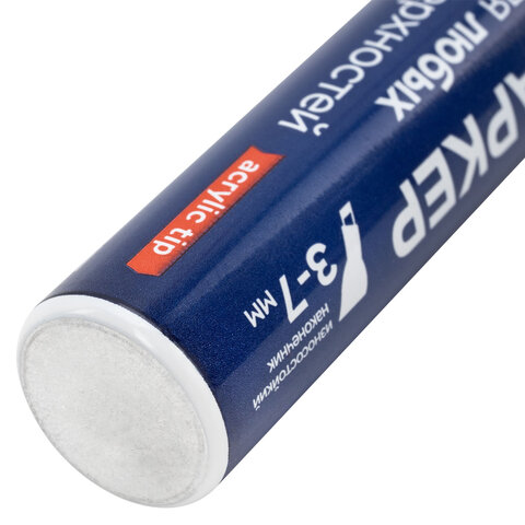 Маркер перманентный строительный для ЛЮБЫХ поверхностей металл, дерево, стекло, пластик, бетон HEAVY DUTY, ЧЕРНЫЙ 3-7 мм, RABBITEX, 152659 - фото 6