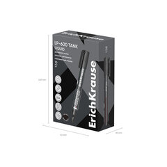 Маркер перманентный с жидкими чернилами ERICH KRAUSE LP-600 &laquo;Tank Liquid&raquo;, ЧЕРНЫЙ, 2,5 мм, 48769