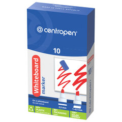 Маркер стираемый для белой доски ЧЕРНЫЙ CENTROPEN &laquo;Dry-Wipe&raquo;, 8569, наконечник 1-4,5 мм