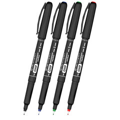 Маркеры перманентные для любой гладкой поверхности, НАБОР 4 шт., 4 ЦВЕТА, CENTROPEN &laquo;OHP&raquo;, 0,3 мм, 2634/<wbr/>4