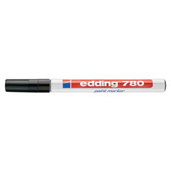 Маркер-краска лаковый EDDING 780, 0,8 мм, ЧЕРНЫЙ, алюминиевый корпус, E-780/<wbr/>001