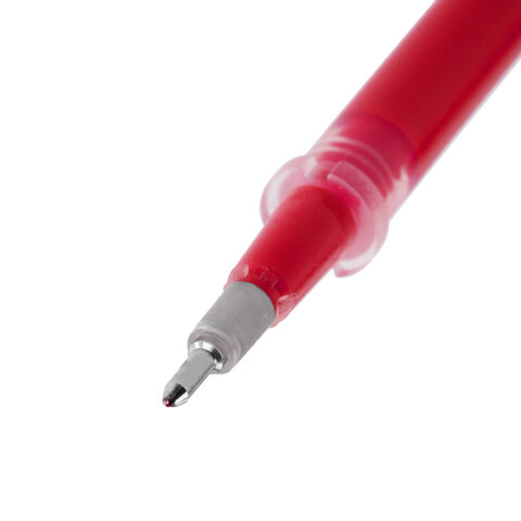 Стержень гелевый BRAUBERG 130 мм, КРАСНЫЙ, игольчатый узел 0,5 мм, линия письма 0,35 мм, 170171 - фото 4