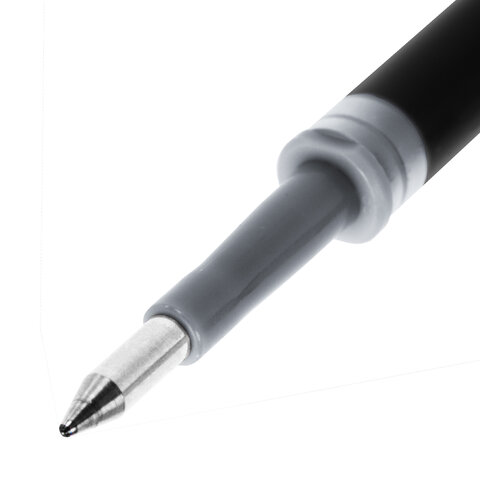 Стержень гелевый BRAUBERG 110 мм, ЧЕРНЫЙ, узел 0,5 мм, линия письма 0,35 мм, 170173