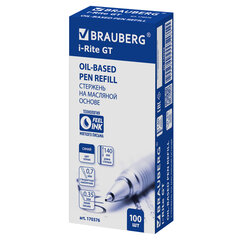 Стержень шариковый масляный BRAUBERG &laquo;i-Rite GT&raquo; 140 мм, СИНИЙ, узел 0,7 мм, линия письма 0,35 мм, 170376