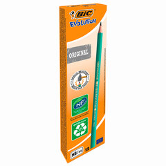 Карандаш чернографитный BIC, 1 шт., &laquo;Evolution&raquo;, HB, корпус зеленый, 8803112