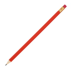 Карандаш чернографитный KOH-I-NOOR, 1 шт., "Astra", НВ, с ластиком, корпус ассорти, заточенный, 1380