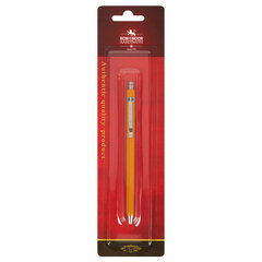 Карандаш механический цанговый 2 мм, KOH-I-NOOR, корпус желтый, точилка, 5201CN