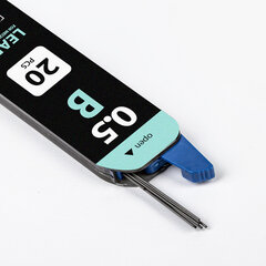 Грифели запасные 0,5 мм, B, BRAUBERG, КОМПЛЕКТ 20 шт., &laquo;Black Jack&raquo;, 180449