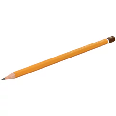 Карандаш чернографитный KOH-I-NOOR 1500, 1 шт., 2B, корпус желтый, заточенный