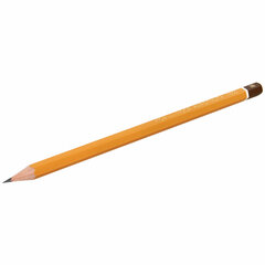Карандаш чернографитный KOH-I-NOOR 1500, 1шт., 3B, корпус желтый, заточенный