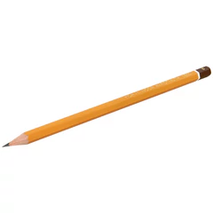 Карандаш чернографитный KOH-I-NOOR 1500, 1 шт., B, корпус желтый, заточенный