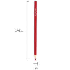 Карандаши цветные BRAUBERG &laquo;My lovely dogs&raquo;, 12 цветов, шестигранные, грифель 3 мм, натуральное дерево, 180531