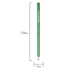 Карандаши цветные BRAUBERG &laquo;Star Patrol&raquo;, 12 цветов, шестигранные, грифель 3 мм, натуральное дерево, 180532