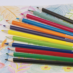 Карандаши цветные BRAUBERG &laquo;Star Patrol&raquo;, 12 цветов, шестигранные, грифель 3 мм, натуральное дерево, 180532