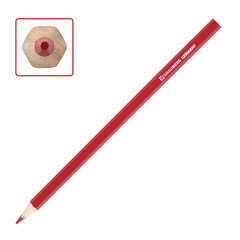 Карандаши цветные BRAUBERG &laquo;Football match&raquo;, 12 цветов, шестигранные, грифель 3 мм, натуральное дерево, 180534