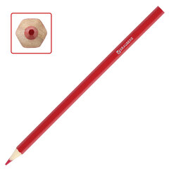 Карандаши цветные BRAUBERG &laquo;Wonderful butterfly&raquo;, 12 цв, шестигранные, грифель 3 мм, натуральное дерево, 180535