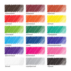 Карандаши цветные BRAUBERG &laquo;My lovely dogs&raquo;, 18 цветов, шестигранные, грифель 3 мм, натуральное дерево, 180546