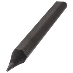 Карандаш чернографитный BRAUBERG, 1 шт., &laquo;Black Jack&raquo;, НВ, с ластиком, черное дерево, корпус черный, 180609