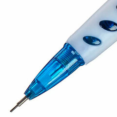 Карандаш механический 0,5 мм, KOH-I-NOOR &laquo;Geometry&raquo;, ластик, резиновый грип, корпус тонированный голубой, 5780