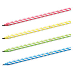 Карандаш чернографитный BIC, 1 шт., &laquo;Evolution Stripes&raquo;, HB, корпус ассорти, 918487