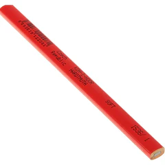 Карандаш столярный KOH-I-NOOR, 1 шт., B, грифель 5&times;2 мм, корпус красный, 0153600100177