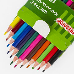 Карандаши цветные ПИФАГОР &laquo;ЛЕСНЫЕ ЖИТЕЛИ&raquo;, 12 цветов, шестигранные, 181334