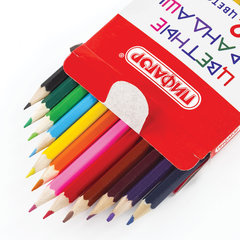 Карандаши цветные ПИФАГОР &laquo;БАБОЧКИ&raquo;, 12 цветов, шестигранные, натуральное дерево, 181351