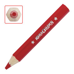 Карандаши цветные утолщенные ЮНЛАНДИЯ &laquo;МАЛЫШИ-КАРАНДАШИ&raquo;, 12 цветов, укороченные, шестигранные, грифель 5 мм, натуральное дерево, 181376