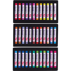 Пастель сухая художественная BRAUBERG ART CLASSIC, 36 цветов, круглое сечение, 181455