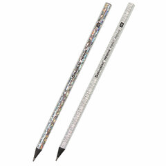 Карандаш чернографитный BRAUBERG &laquo;PREMIUM TURKEY&raquo;, 1 шт., &laquo;Platinum&raquo;, НВ, дисплей, 181561