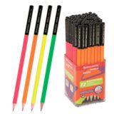 Карандаш чернографитный BRAUBERG "PREMIUM TURKEY", 1 шт., "Ultra", НВ, ассорти, дисплей,181570