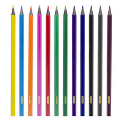 Карандаши цветные ПИФАГОР &laquo;СКАЗОЧНЫЙ ГОРОД&raquo;, 12 цветов, шестигранные, 181583