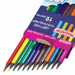 Карандаши цветные ПИФАГОР &laquo;СКАЗОЧНЫЙ ГОРОД&raquo;, 12 цветов, шестигранные, 181583