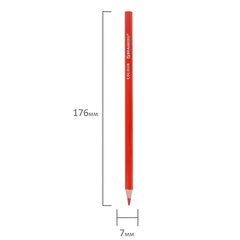 Карандаши цветные BRAUBERG PREMIUM, 36 цветов, шестигранные, грифель 3,3 мм, натуральное дерево, 181659
