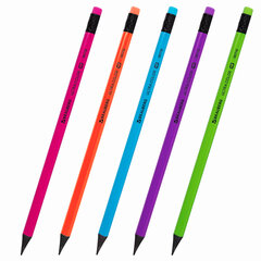 Набор карандашей чернографитных BRAUBERG &laquo;ULTRA COLOR&raquo; 12 шт., HB, с ластиком, пластиковые, 181710