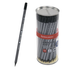 Изображение товара Карандаш чернографитный BRAUBERG «ULTRA», 1 шт., HB, с ластиком, пластиковый, 181711