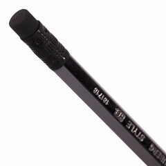 Набор карандашей чернографитных BRAUBERG &laquo;Style&raquo; 4 шт., HB, с ластиком, корпус черно-серый, 181718