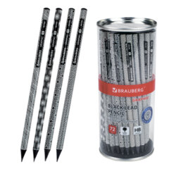 Изображение товара Карандаш чернографитный BRAUBERG «GRAPHIC», 1 шт., HB, корпус ассорти, 181763